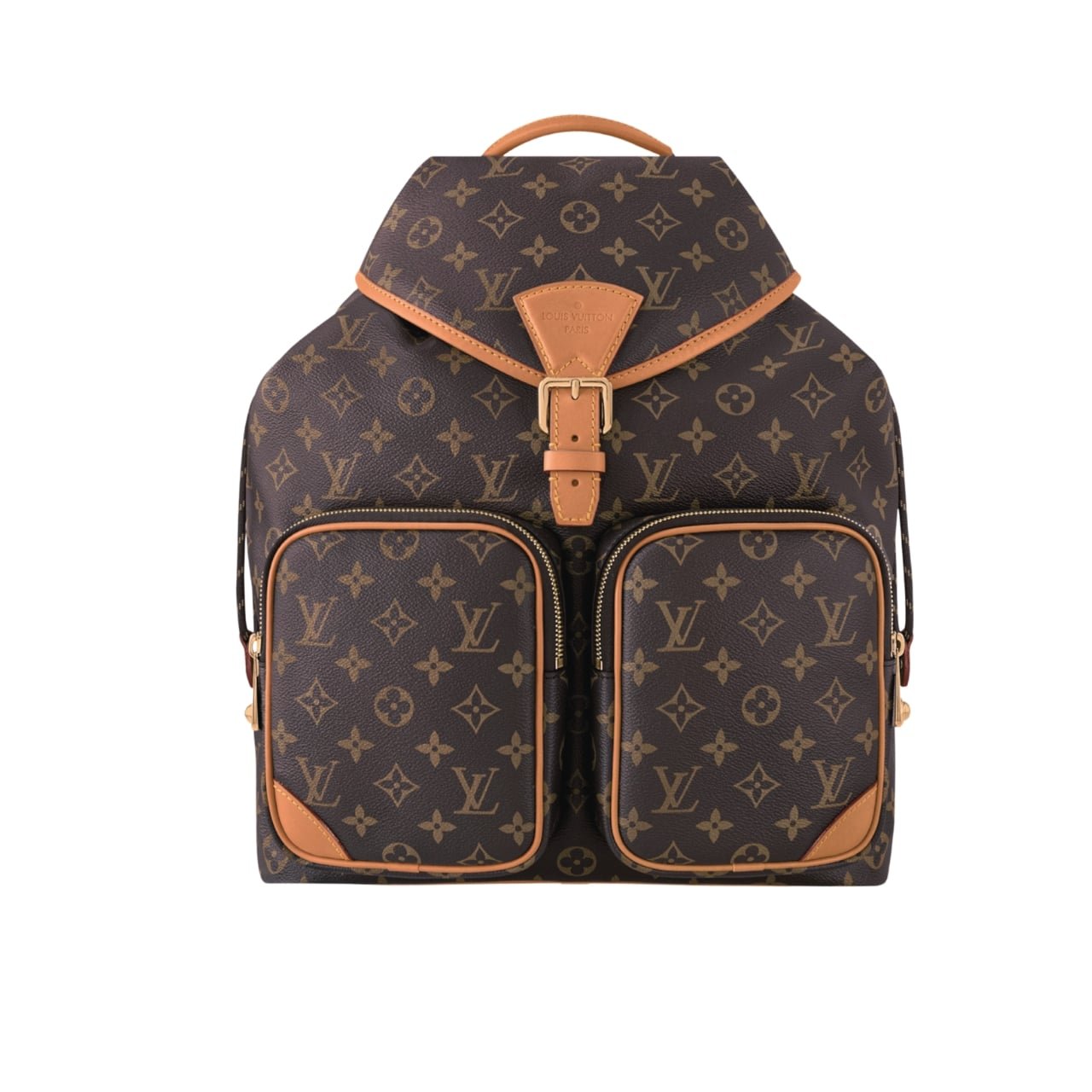 L0vis Vvtt0n Montsouris Cargo Backpack Monogram Archive Brown 39Cm M14015
