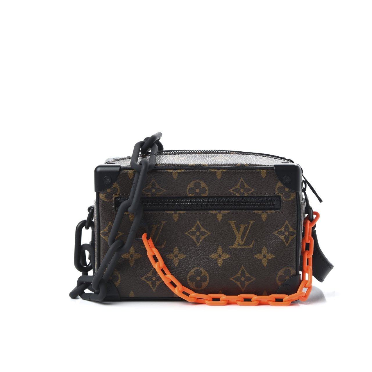 L0vis Vvtt0n Mini Soft Trunk Monogram Eclipse Canvas Brown 18Cm M44480