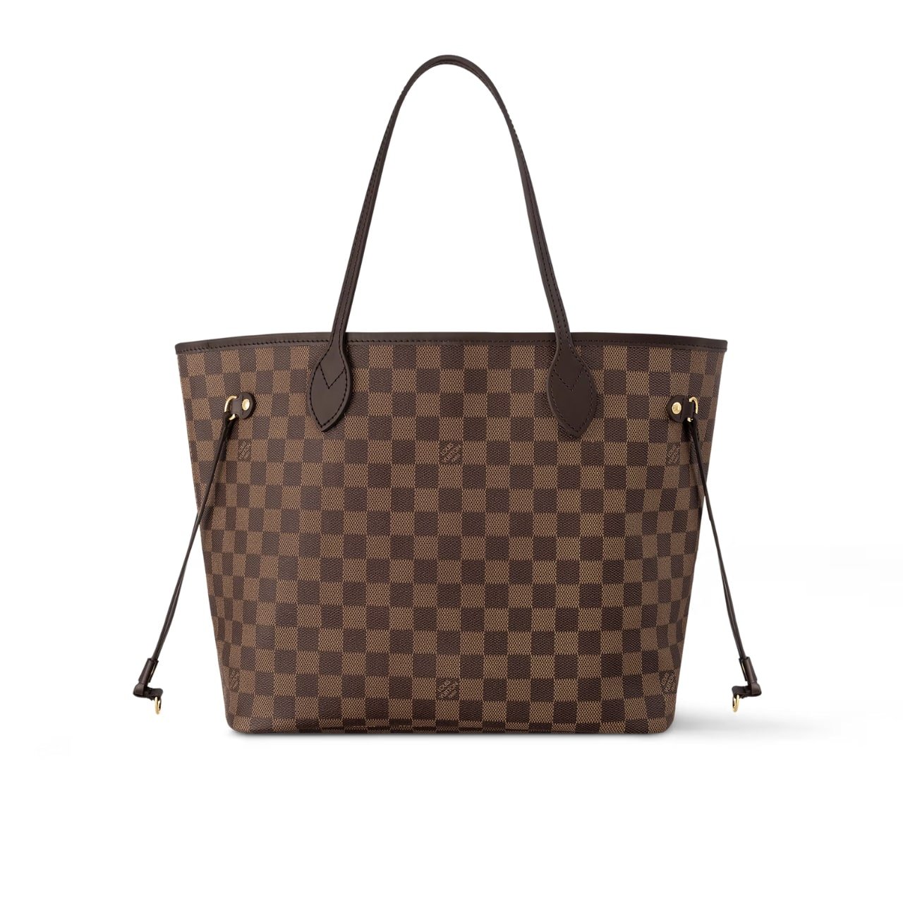 L0vis Vvtt0n Neverfull MM Damier Ebene Cerise Red And Brown 32Cm N40599