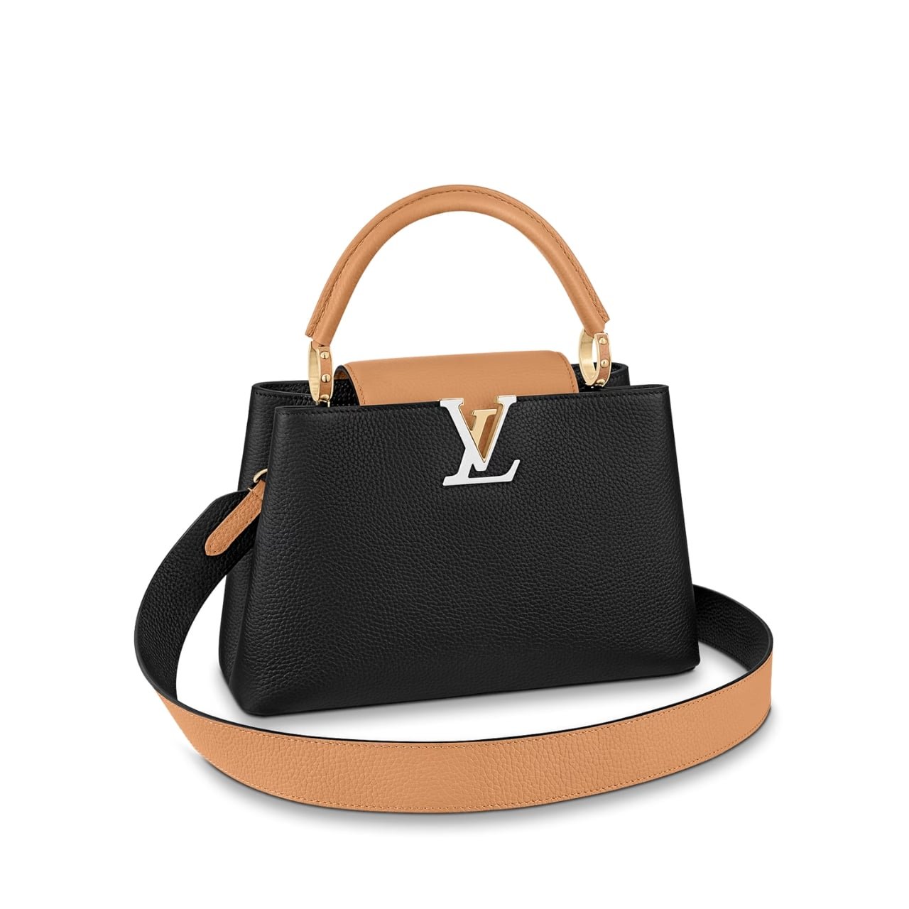 L0vis Vvtt0n Capucines Bb Black Arizona 27Cm M59466