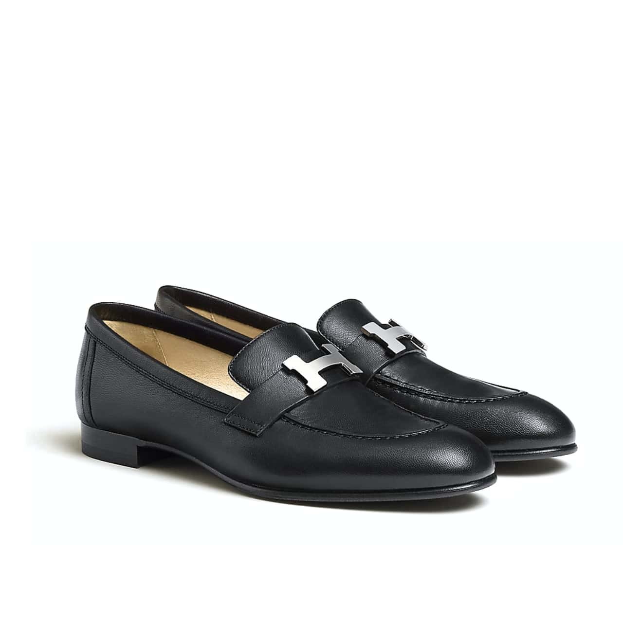 H**me5 Paris Loafer Black With Silver Metal H172368Za02430