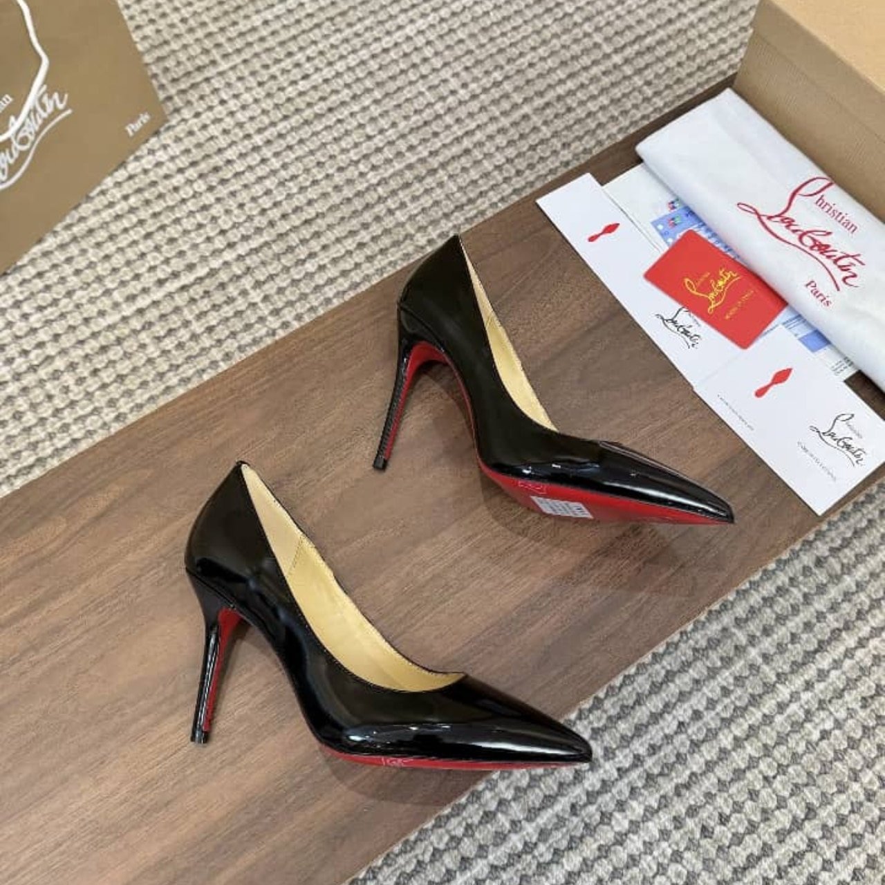 Chr1st1an Louboutin Kate 85 Black 3191416Bk01