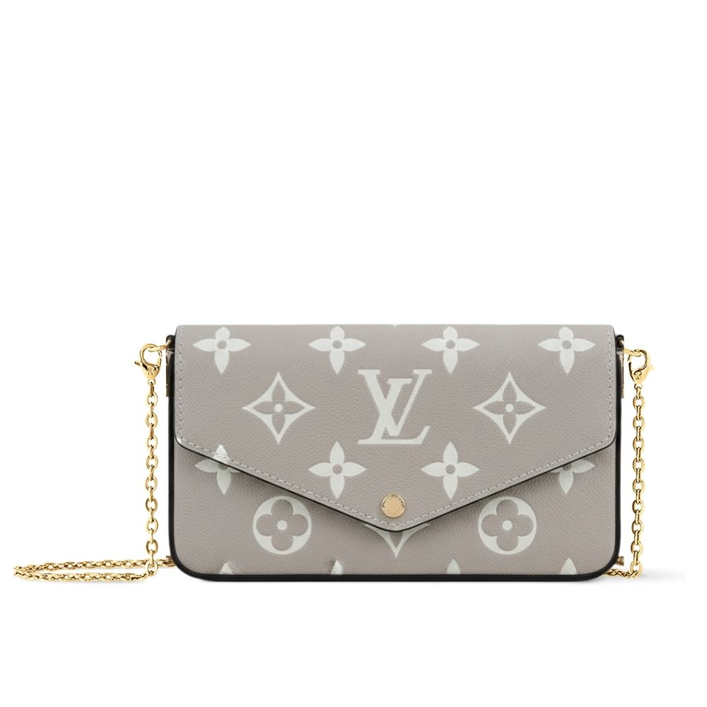 L0vis Vvtt0n Félicie Pochette Monogram Grey 21Cm M82610