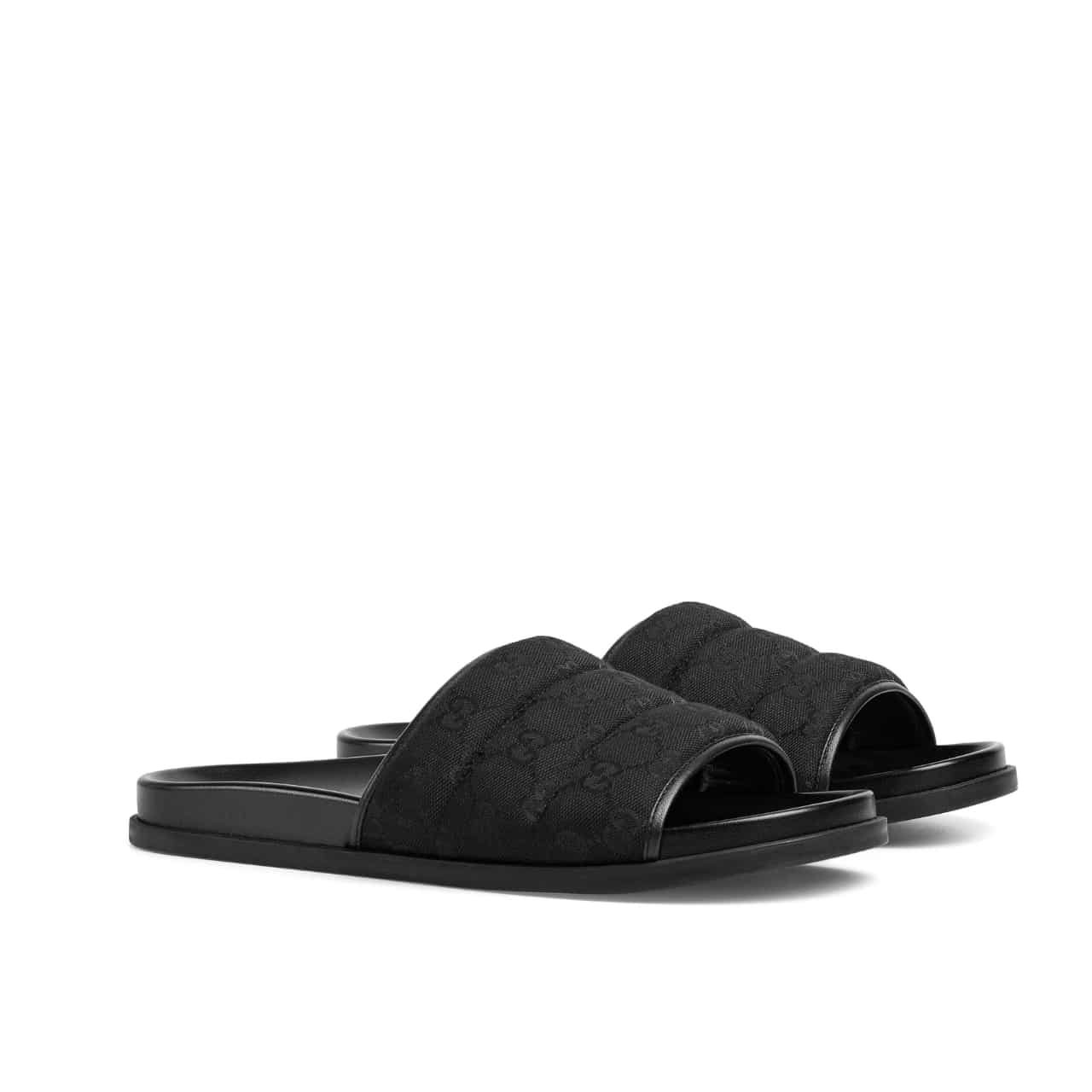 Gvc*1 Men Slide Sandal Black 838089 Fad71 1000