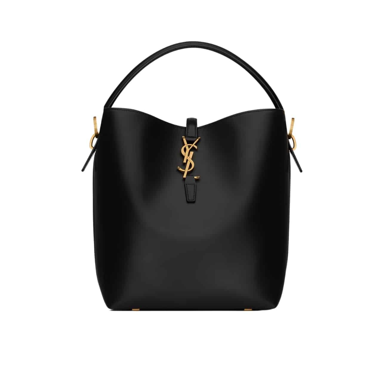 Sa1nt Lau*nt Le 37 In Shiny Leather Black 25Cm 7428282R20W1000