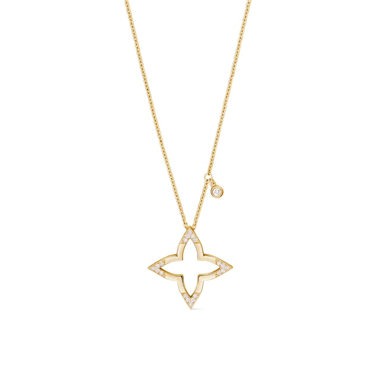 L0vis Vvtt0n Ombre Blossom Pendant Yellow Gold And D1am0nds Q03083