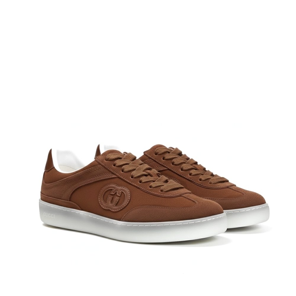 Gvc*1 Men G75 Sneaker Light Brown Suede 845147 AAFGP 2361