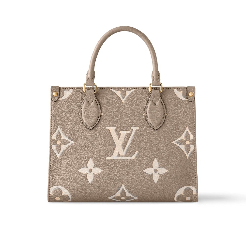L0vis Vvtt0n Onthego PM Bicolor Monogram Beige 25Cm M45779