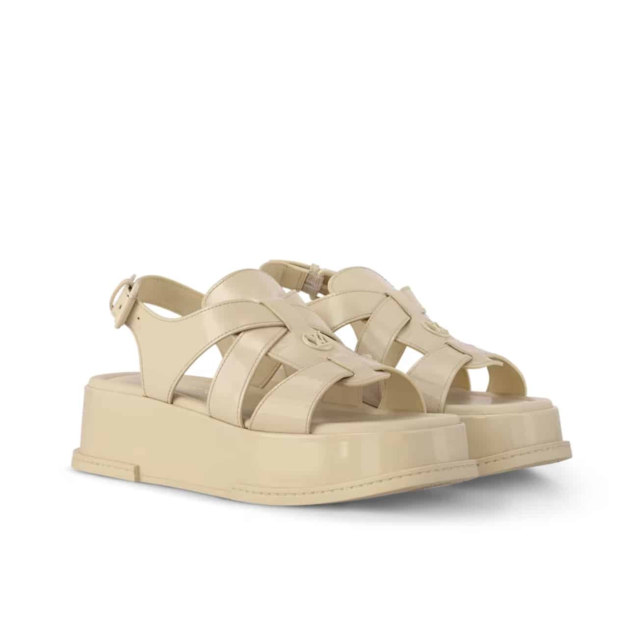 L0vis Vvtt0n Maya Platform Sandal Beige