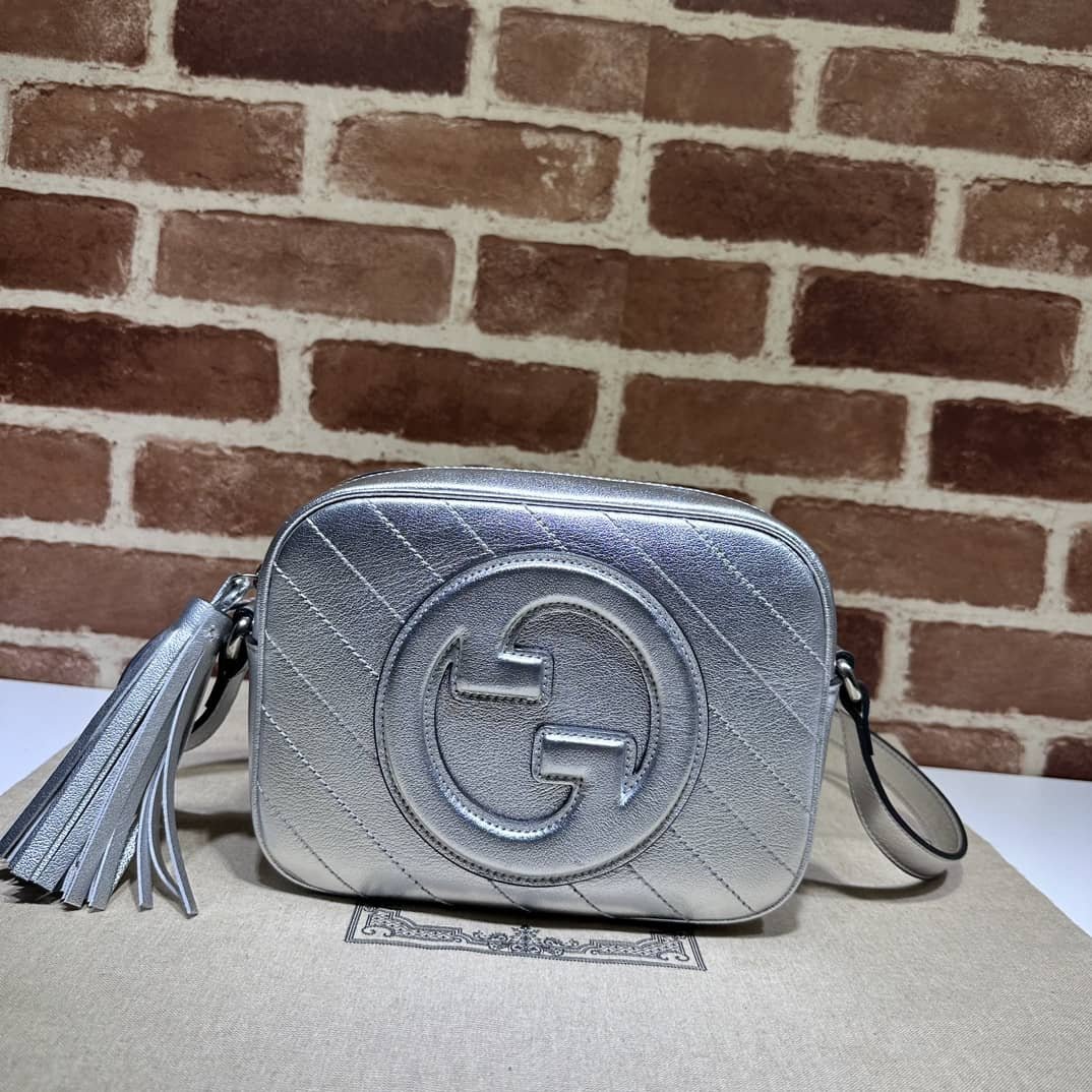 [S*per Vip 1:1] Gvc*1 Blondie Small Shoulder Bag Silver 21Cm 742360 Aacbo 8106