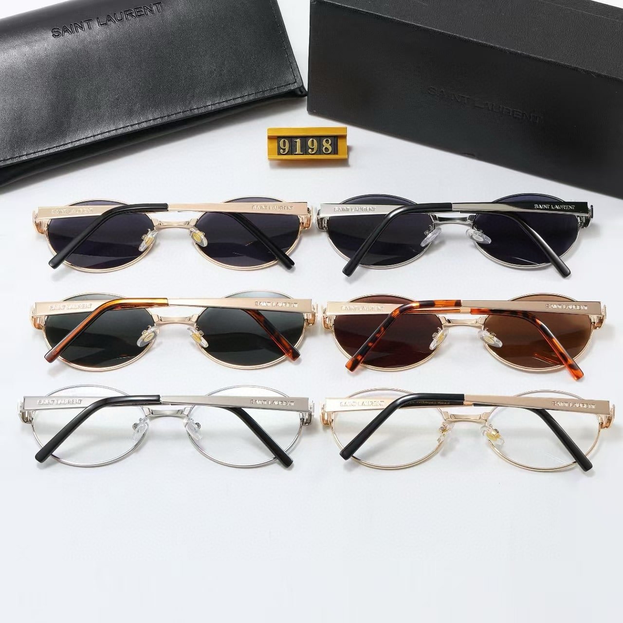 Sa1nt Lau*nt Sl 692 Light Gold And Green 779851Y99028002