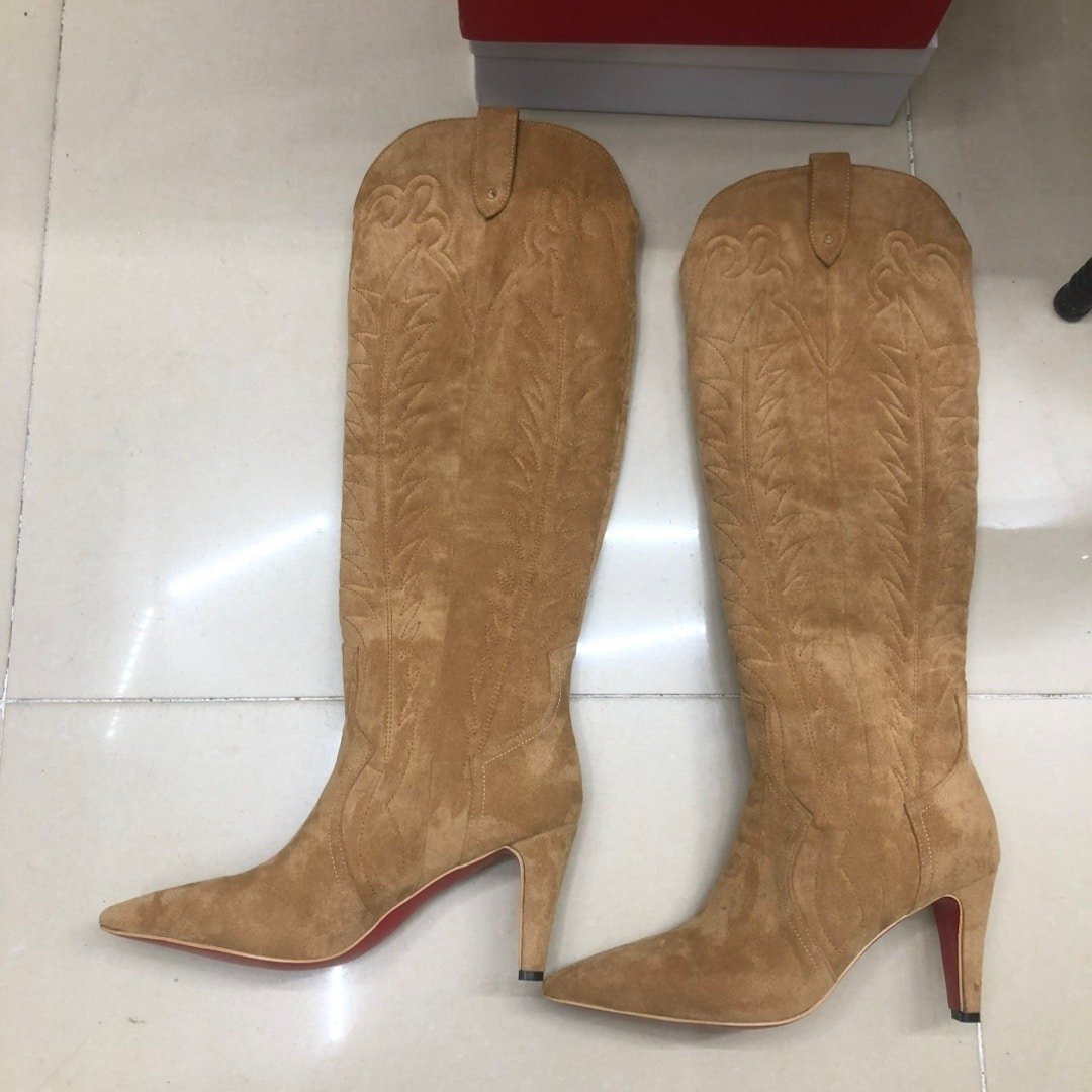 Chr1st1an Louboutin Santia Botta 85 Boots Lionne 3240899F486