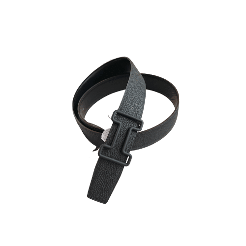 H**me5 Leather Belt With H Buckle Black 38Mm