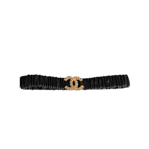 Ch**el Women’S Cc Gold Belt With Pearls 30Mm