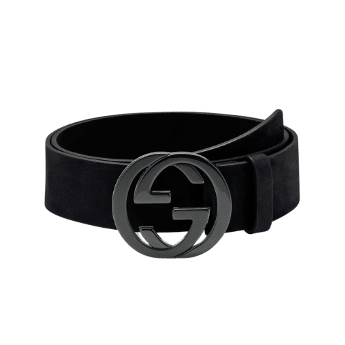 Gvc*1 Selleria Leather Belt Black 4Cm 368186 Bgh0V 1000