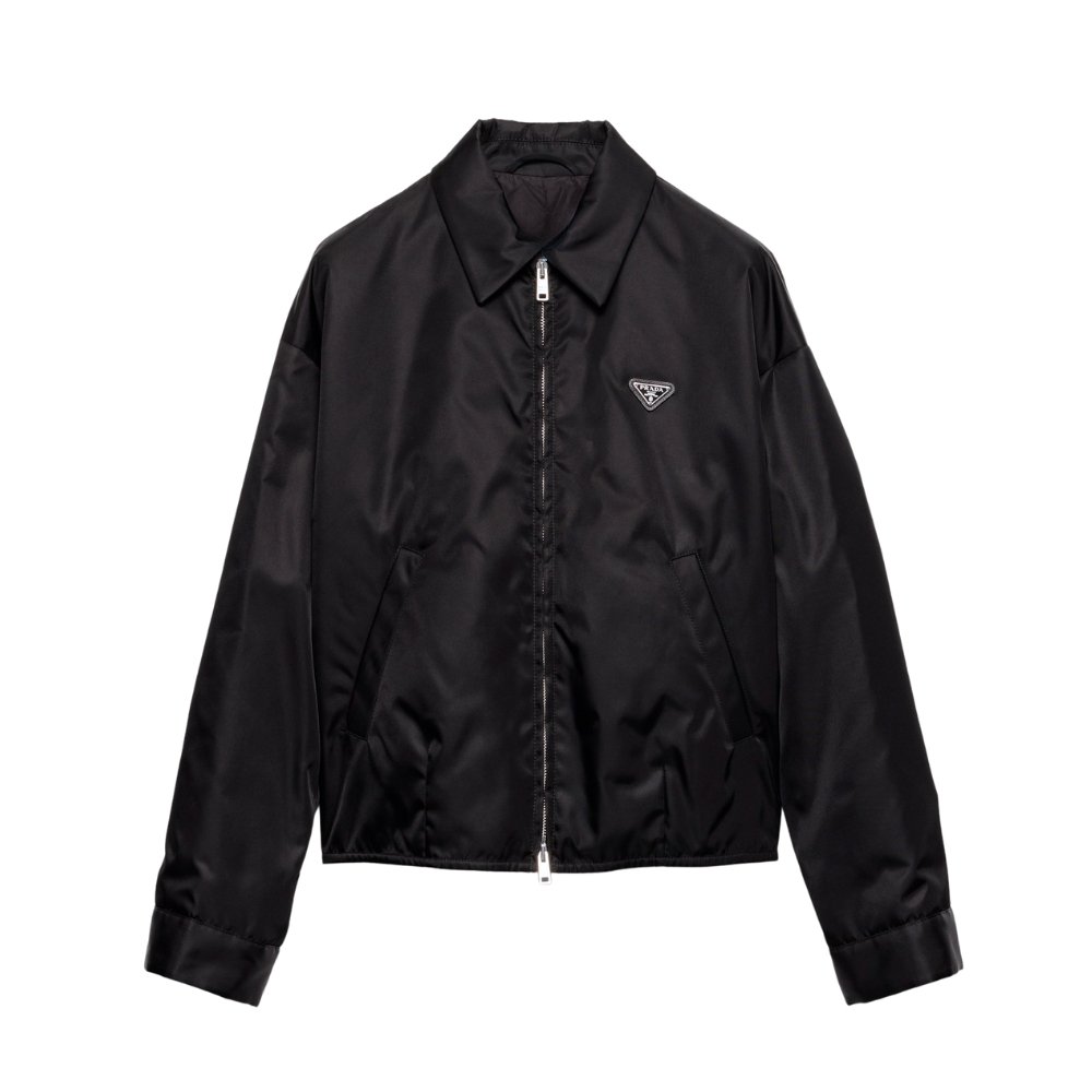 Pra*a Re Nylon Blouson Jacket Black 29C246 1Wq8 F0002 S Ooo